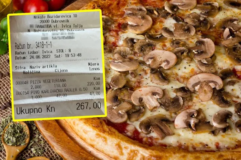 Ile zapłacisz za pizzę w Chorwacji? Oto ceny, które cię zaskoczą!
