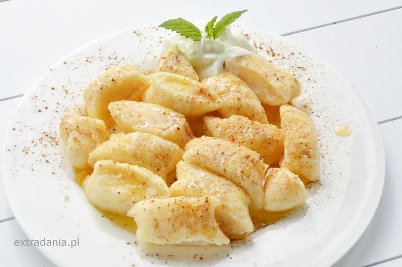 Kluski z serem białym krok po kroku