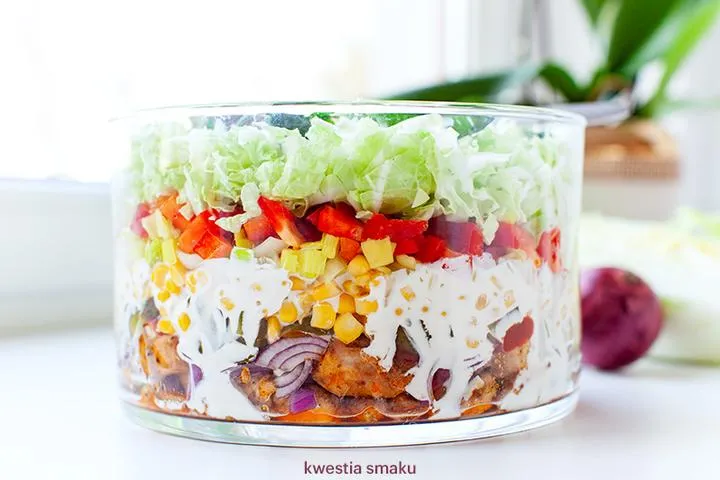 Przechowywanie sałatki gyros