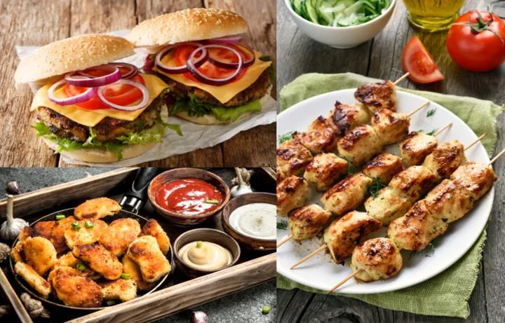 Smaki fast foodów słodkie i pikantne