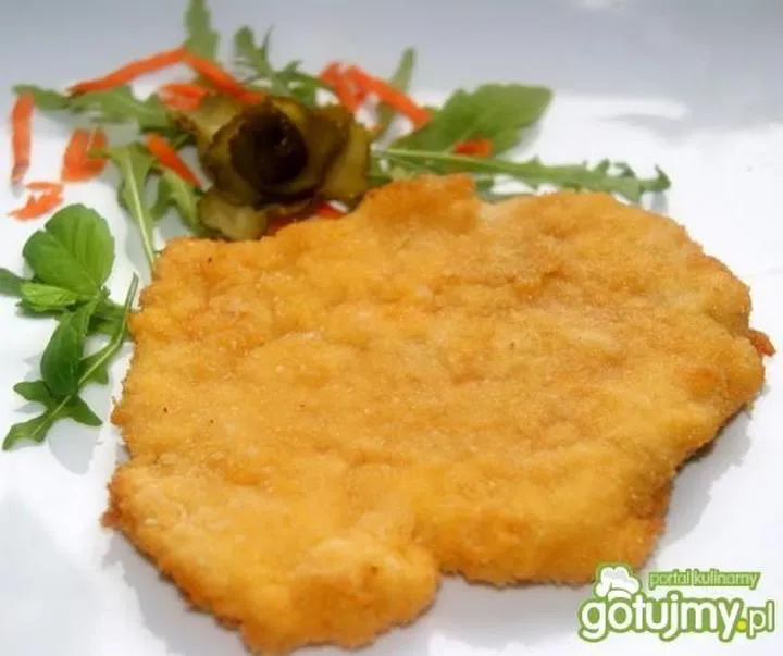 Sznycel drobiowy z jajkiem