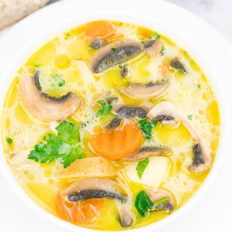 Zupa pieczarkowa krok po kroku